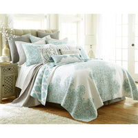 Jenny Mclean Avalon 3 Piece 100% Cotton Coverlet Set King Home & Garden Kings Warehouse