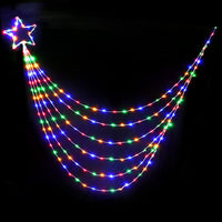 Jingle Jollys 3M Christmas Curtain Fairy Lights String 480 LED Party Wedding Christmas Decorations - On Sale Kings Warehouse 