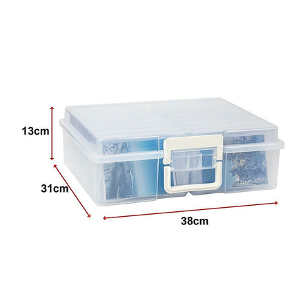 Jumbo Photo Storage Box 1600 4x6 Picture Album Organizer Container Craft Case Home & Garden Kings Warehouse