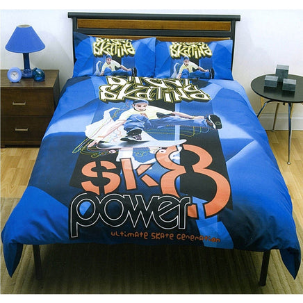 Just Home SK8 Skater Quilt Cover Set Double Home & Garden Kings Warehouse