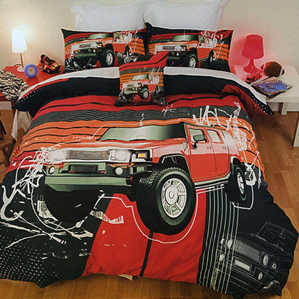 Just Home Urban Explorer Quilt Cover Set Queen Home & Garden Kings Warehouse