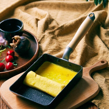 Justcook 15*18cm JSHS-IH6001F-1 Tamagoyaki Non-stick Square Omelette Pan-Green Home & Garden Kings Warehouse
