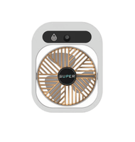JY Ice Fog Air Conditioning Mist Humidfier Mini Fan Humidifying - White Appliances Kings Warehouse