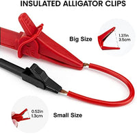 KAIWEETS 23PCS Multimeter Test Leads Kit with Replaceable Precision Probes Set and Alligator Clips, Test Probes, Test Hook, Flexible Wires Professional Kit General Use for Digital Electrical Testing Tools Kings Warehouse