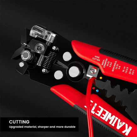 Kaiweets KWS-103 Self Adjusting Wire Stripper Wire Cutter Cable Stripper Clamp Auto Accessories Kings Warehouse