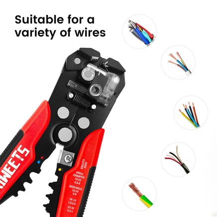 Kaiweets KWS-103 Self Adjusting Wire Stripper Wire Cutter Cable Stripper Clamp Auto Accessories Kings Warehouse