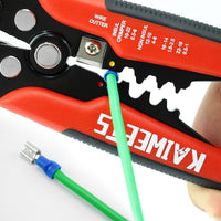 Kaiweets KWS-103 Self Adjusting Wire Stripper Wire Cutter Cable Stripper Clamp Auto Accessories Kings Warehouse