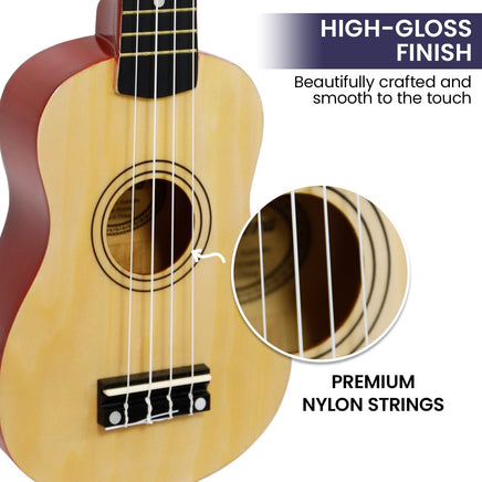 Karrera 21in Ukulele - Natural Kings Warehouse