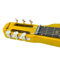 Karrera 29in 6-String Lap Steel Hawaiian Guitar - Metallic Gold Kings Warehouse