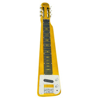 Karrera 29in 6-String Lap Steel Hawaiian Guitar - Metallic Gold Kings Warehouse