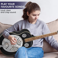 Karrera 40in Resonator Guitar - Black Kings Warehouse