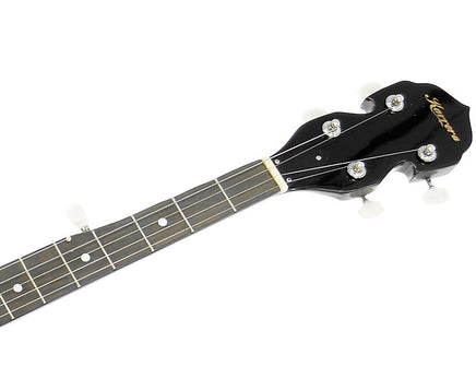 Karrera 5 String Resonator Banjo - Black Kings Warehouse