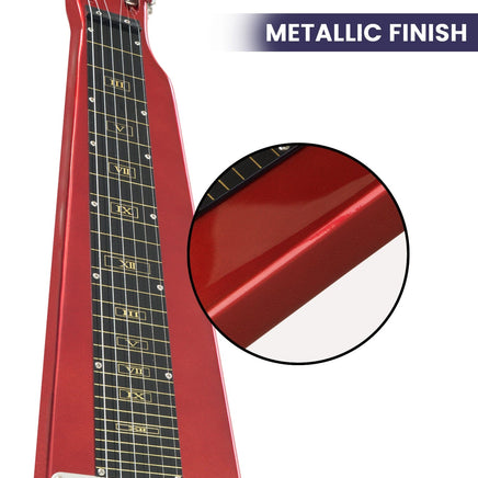 Karrera 6-String Steel Lap Guitar - Metallic Red Kings Warehouse