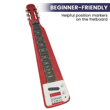 Karrera 6-String Steel Lap Guitar - Metallic Red Kings Warehouse