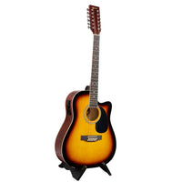 Karrera Acoustic Guitar 12-String with EQ - Sunburst Kings Warehouse