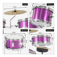 Karrera Childrens 4pc Drum Kit - Purple Kings Warehouse