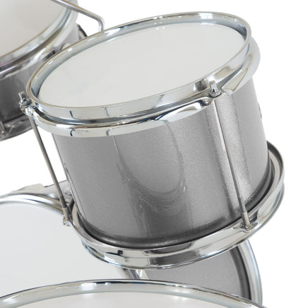 Karrera Childrens 4pc Drum Kit - Silver Kings Warehouse