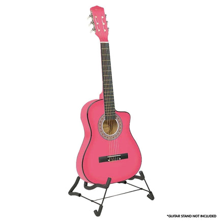 Karrera Childrens Acoustic Guitar Kids - Pink Kings Warehouse