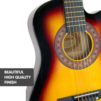 Karrera Childrens Acoustic Guitar Kids - Sunburst Kings Warehouse