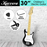 Karrera Electric Childrens Guitar Kids - Black Kings Warehouse