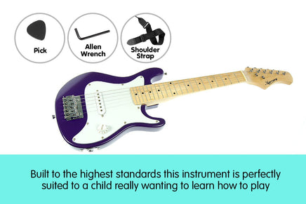 Karrera Electric Childrens Guitar Kids - Purple Kings Warehouse