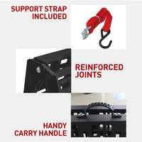 Kartrite Aluminium Folding Loading Ramp ATV Motorbike Motorcycle Golf Buggy Trailer - Black Auto Accessories Kings Warehouse