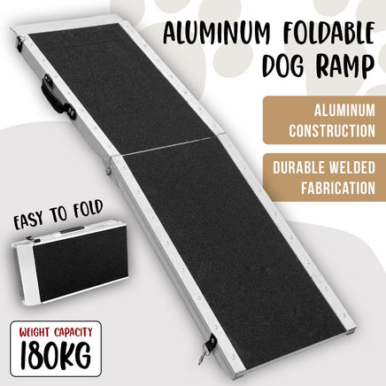 Kartrite Foldable Aluminium Dog Ramp - 183 x 38cm Kings Warehouse
