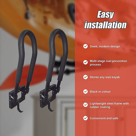 Kayak Canoe Wall Rack Storage Brackets Kings Warehouse