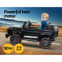 Kids Electric Ride On Car Mercedes-Benz Licensed AMG G63 Toy Cars Remote Black Baby & Kids Kings Warehouse