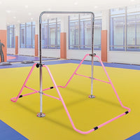 Kids Gymnastics Bars Training Horizontal Bar Monkey Kip Bar Pink Kings Warehouse