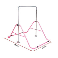 Kids Gymnastics Bars Training Horizontal Bar Monkey Kip Bar Pink Kings Warehouse