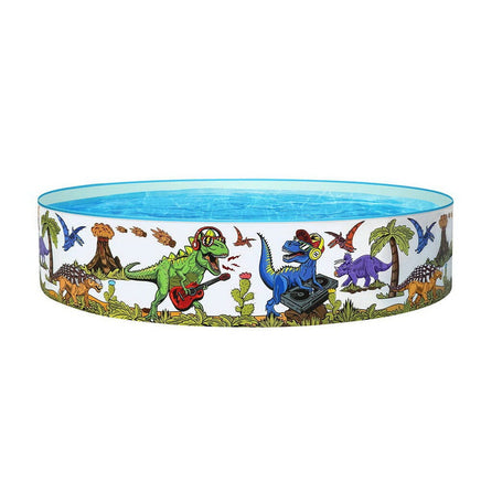 Kids Pool 183x38cm Round Above Ground Rigid Swimming Pools Dinosaur 946L Home & Garden Kings Warehouse