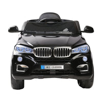 Kids Ride On Car BMW X5 Inspired Electric 12V Black End of Year Clearance Sale Kings Warehouse