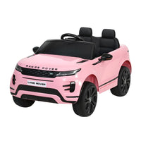 Kids Ride On Car Licensed Land Rover 12V Electric Car Toys Battery Remote Pink Early Christmas Sale Kings Warehouse