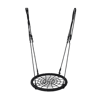 Kids Rope Swing Round Outdoor Birds Crows Nest Spider Web Swing Seat 65cm Gift & Novelty Kings Warehouse