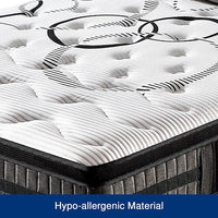 King Mattress in Gel Memory Foam Pocket Coil Medium Firm Bed 34cm Thick Furniture Kings Warehouse