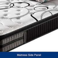 King Mattress in Gel Memory Foam Pocket Coil Medium Firm Bed 34cm Thick Furniture Kings Warehouse