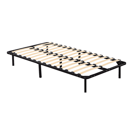King Single Metal Bed Frame - Bedroom Furniture Furniture Kings Warehouse