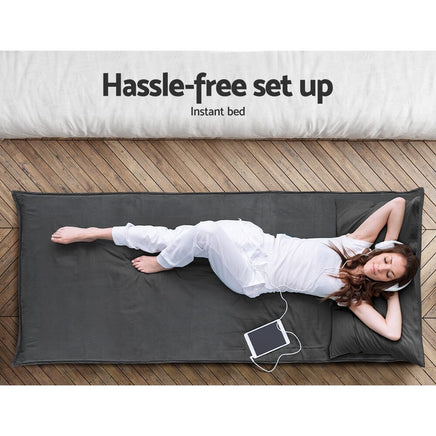 Kings Floor Sofa Bed Lounge Couch Recliner Chair Folding Foam Camping Bed Kings Warehouse