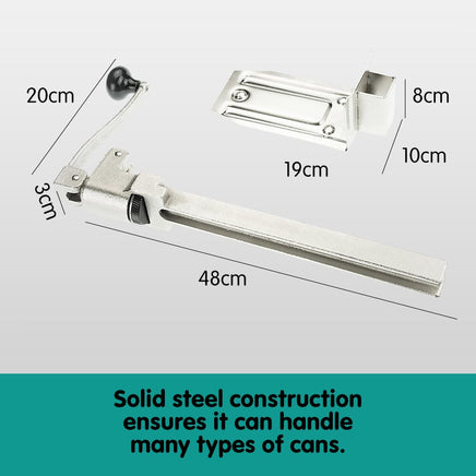 Klika Heavy Duty Can Opener Kitchen Tool Counter Bench Top Kings Warehouse