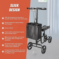 Knee Walker Scooter Mobility Alternative Crutches Wheelchair Portable Health & Beauty Kings Warehouse