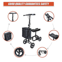 Knee Walker Scooter Mobility Alternative Crutches Wheelchair Portable Health & Beauty Kings Warehouse