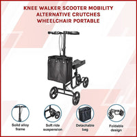 Knee Walker Scooter Mobility Alternative Crutches Wheelchair Portable Health & Beauty Kings Warehouse