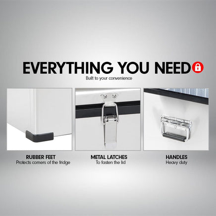 Kolner 80l Portable Fridge Cooler Freezer Camping Car Travel Refrigerator Kings Warehouse