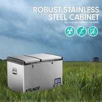 Kolner 80l Portable Fridge Cooler Freezer Camping Car Travel Refrigerator Kings Warehouse