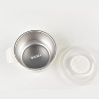 Kylin 304 Stainless Steel 5 Divided Smile Small Lunch Box With Soup Pot - Green Baby & Kids Kings Warehouse