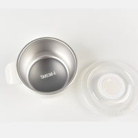 Kylin 304 Stainless Steel 5 Divided Smile Small Lunch Box With Soup Pot - Pink Baby & Kids Kings Warehouse