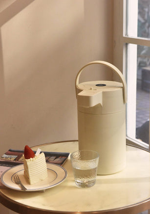 Kylin 304 Stainless Steel Air Press Pot Beverage Dispenser 2.5L - Cream Appliances Kings Warehouse