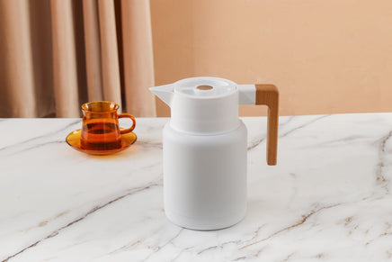 Kylin 304 Stainless Steel Japanese Vaccum Jug 1.3L - White Home & Garden Kings Warehouse