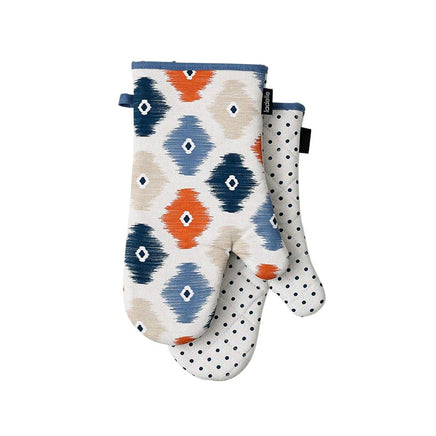 Ladelle Set of 2 - Mila Cotton Kitchen / BBQ Oven Mitts Home & Garden Kings Warehouse